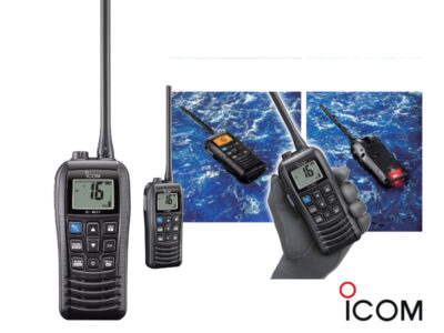 IC-M37E Ricetrasmettitore portatile marino in banda VHF “Float’n Flash”