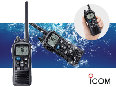 IC-M73EURO/IC-M73EURO PLUS Ricetrasmettitore portatile marino in banda VHF con funzione VOX integrata